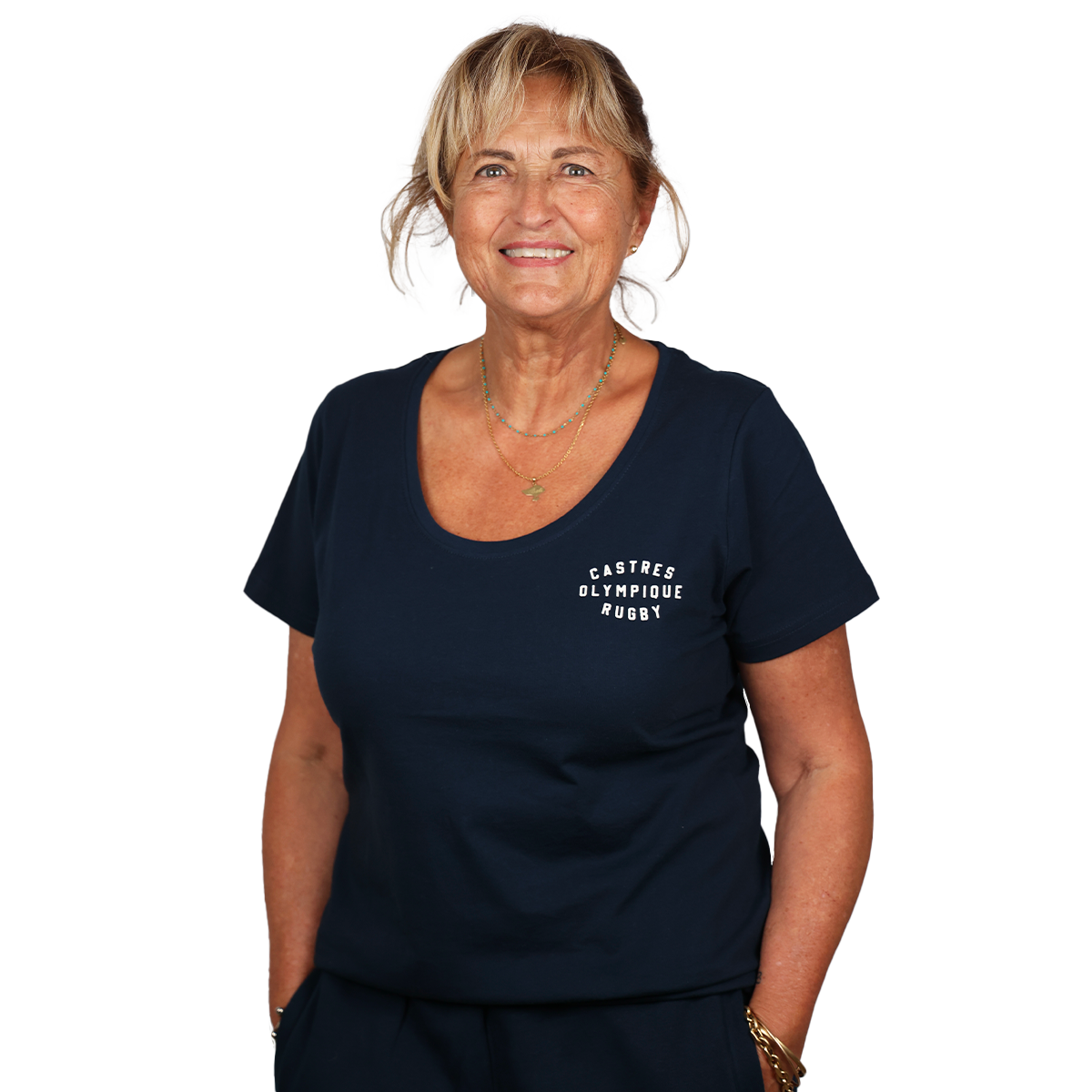 TSHIRT CAPSULE MARINE FEMME