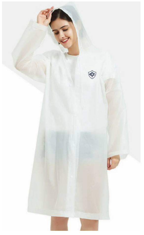PONCHO BLANC