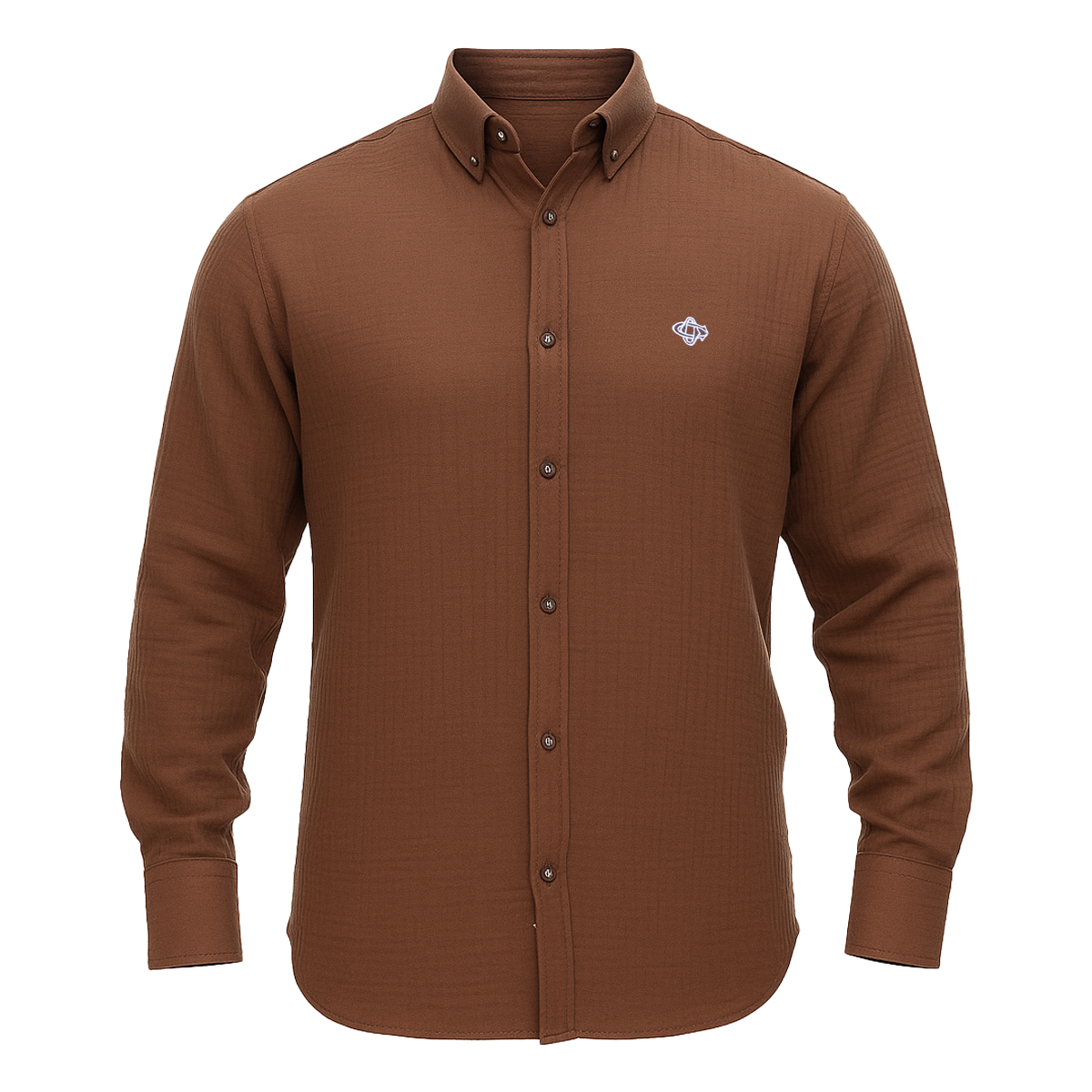 CHEMISE MARRON GAZ