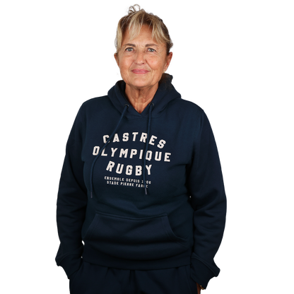 HOODIE CAPSULE MARINE FEMME