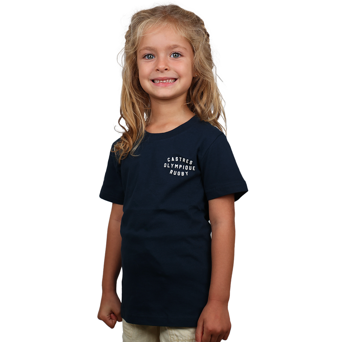 T-SHIRT CAPSULE MARINE FILLE