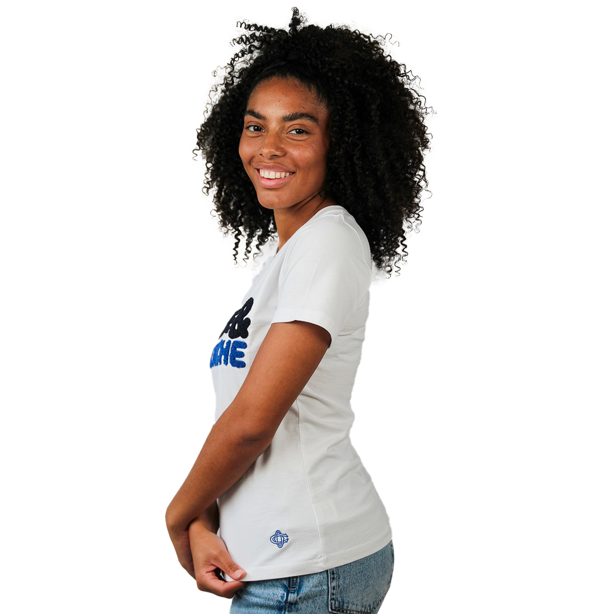 T-SHIRT BLEUE & BLANCHE