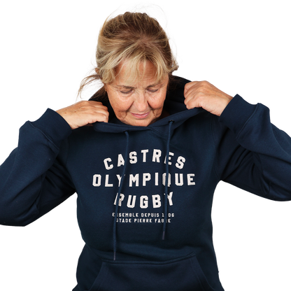 HOODIE CAPSULE MARINE FEMME