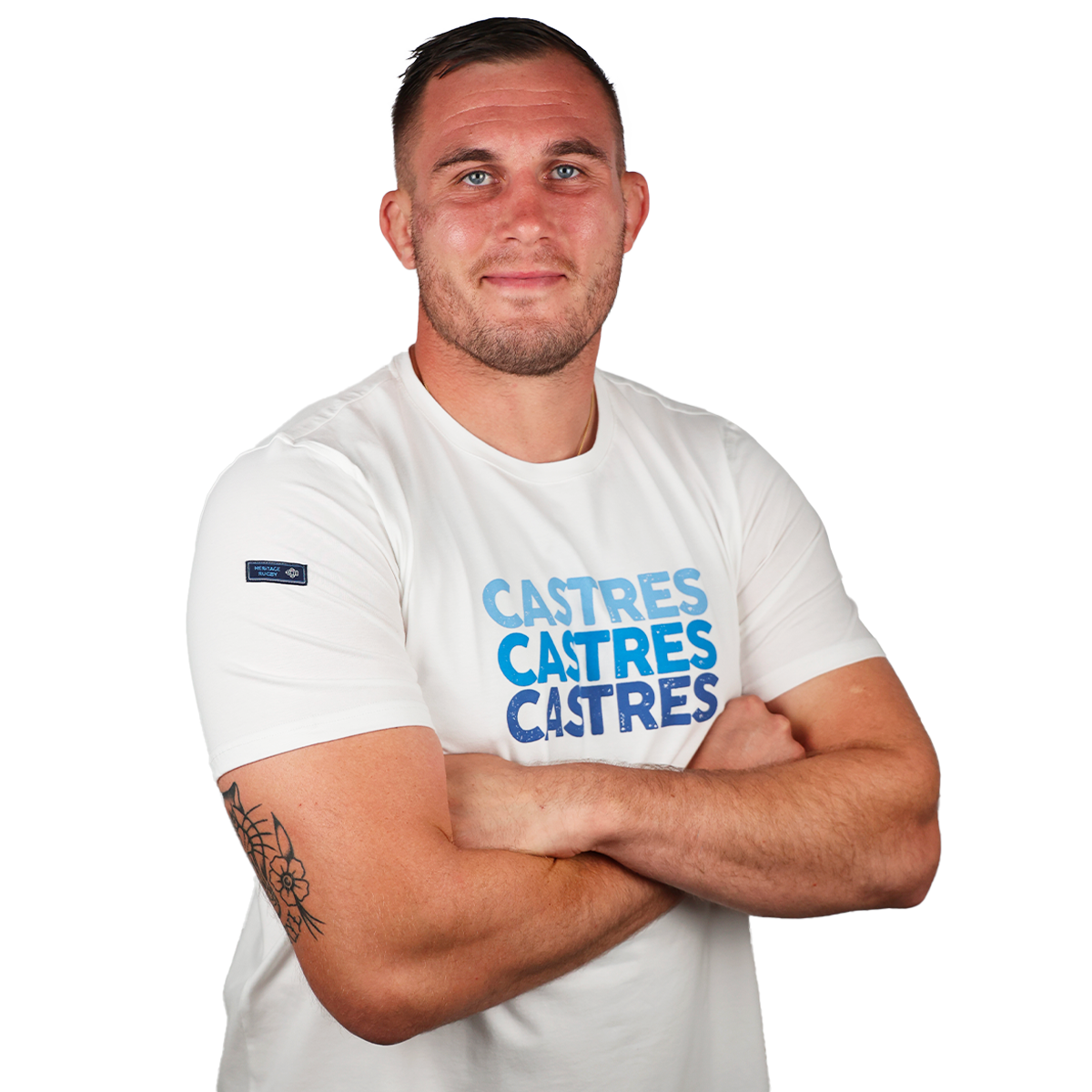 T-SHIRT BLANC CASTRES