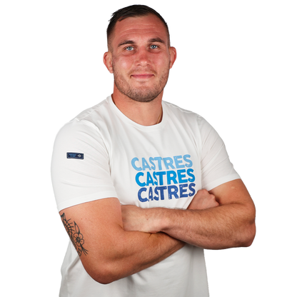 T-SHIRT BLANC CASTRES