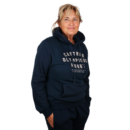 HOODIE CAPSULE MARINE FEMME