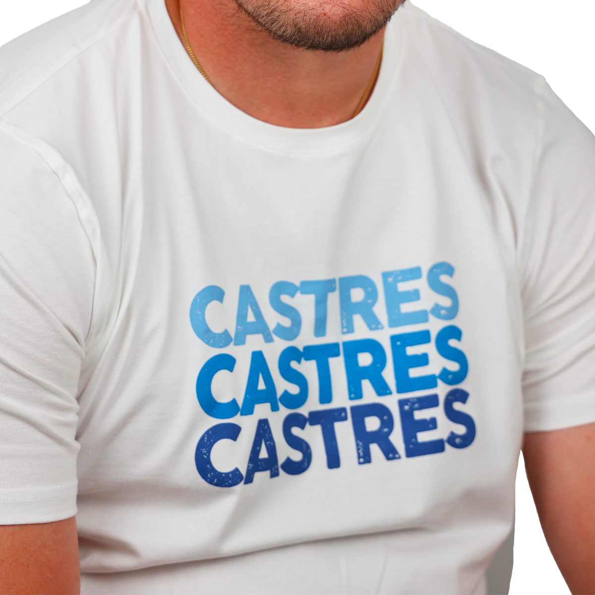 T-SHIRT BLANC CASTRES
