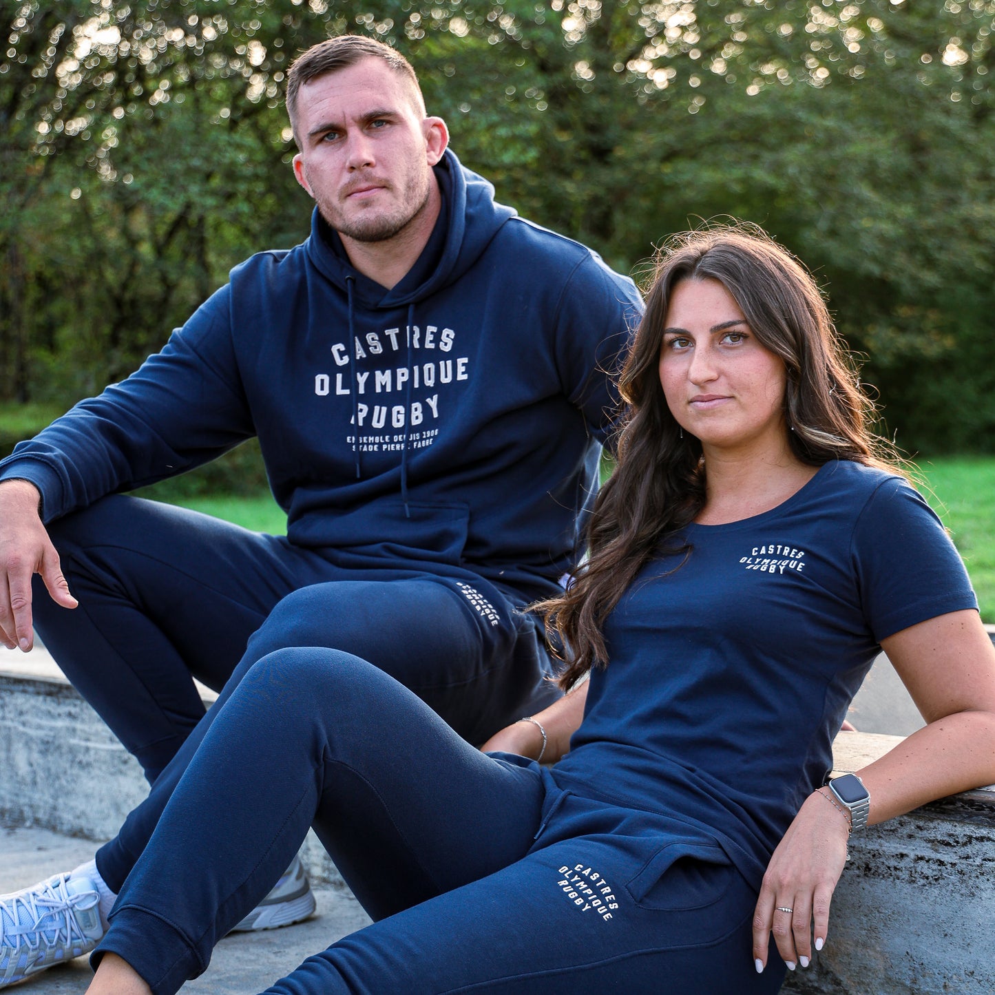 HOODIE CAPSULE MARINE HOMME