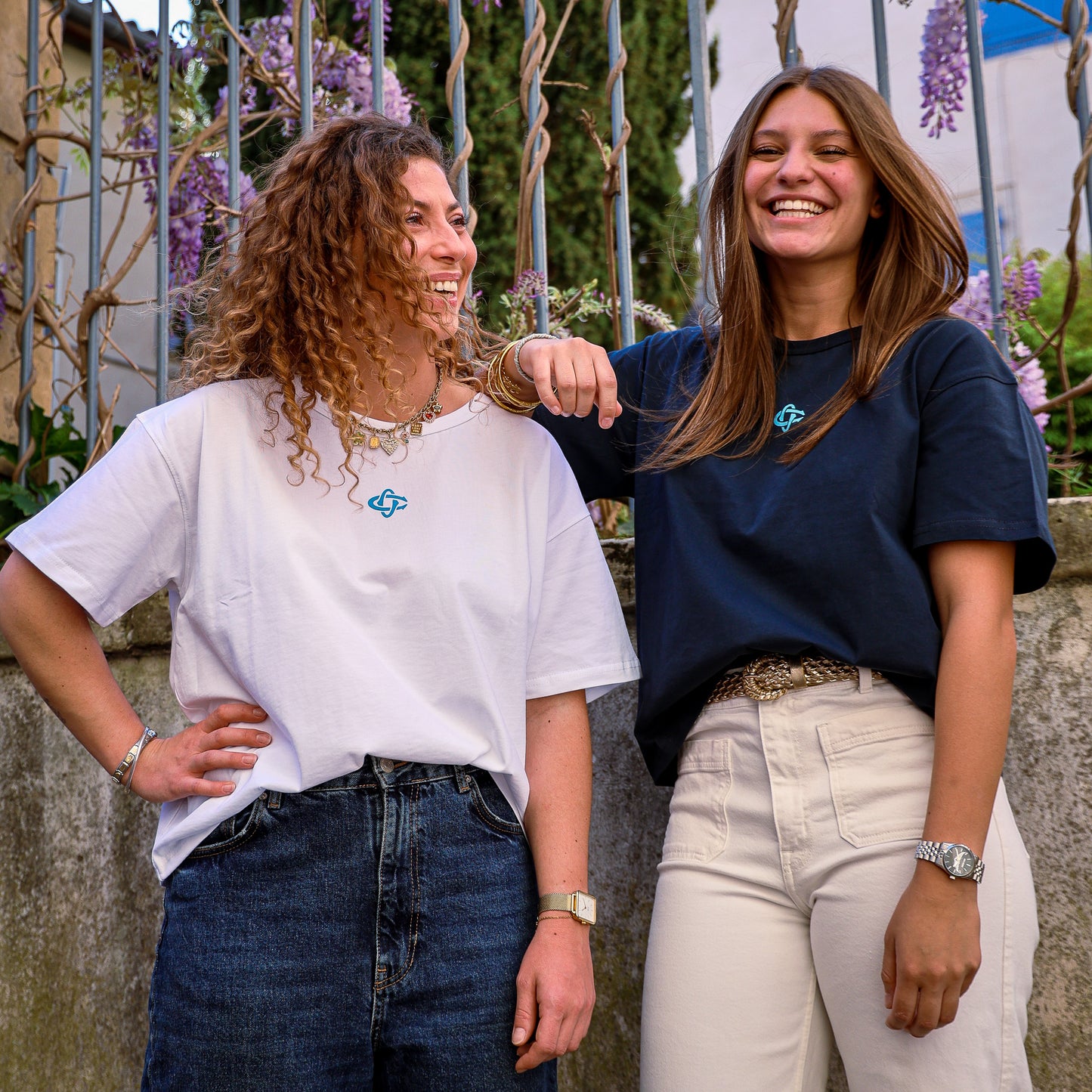 T-SHIRT CO OVERSIZE BLANC FEMME