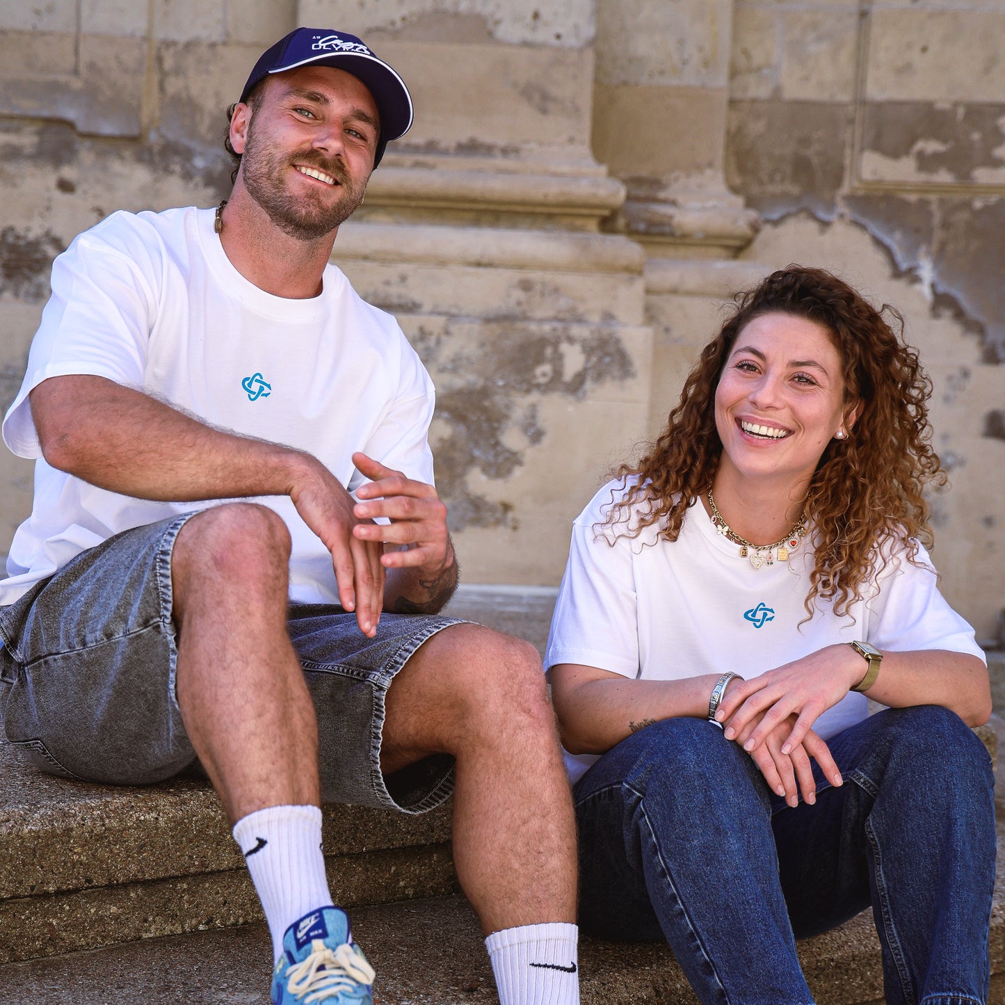 T-SHIRT CO OVERSIZE BLANC