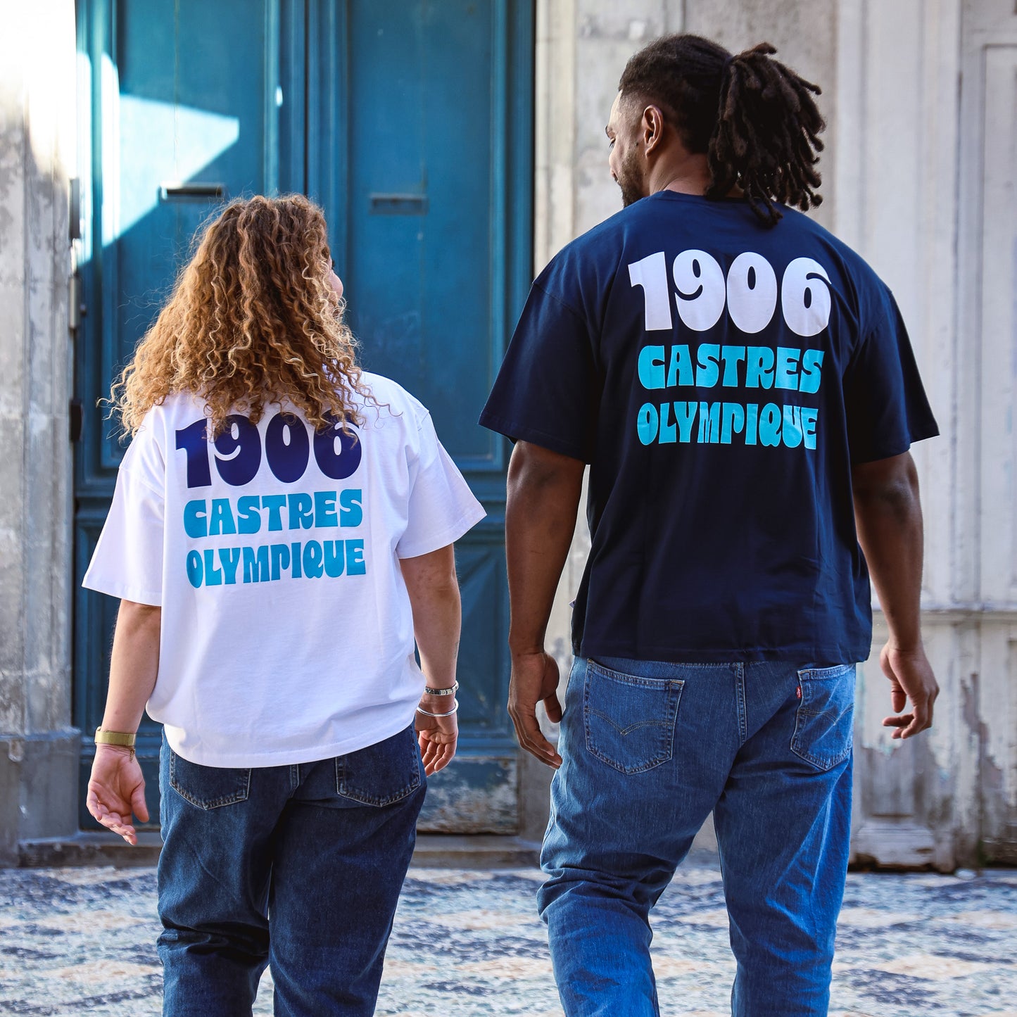 T-SHIRT CO OVERSIZE BLANC FEMME