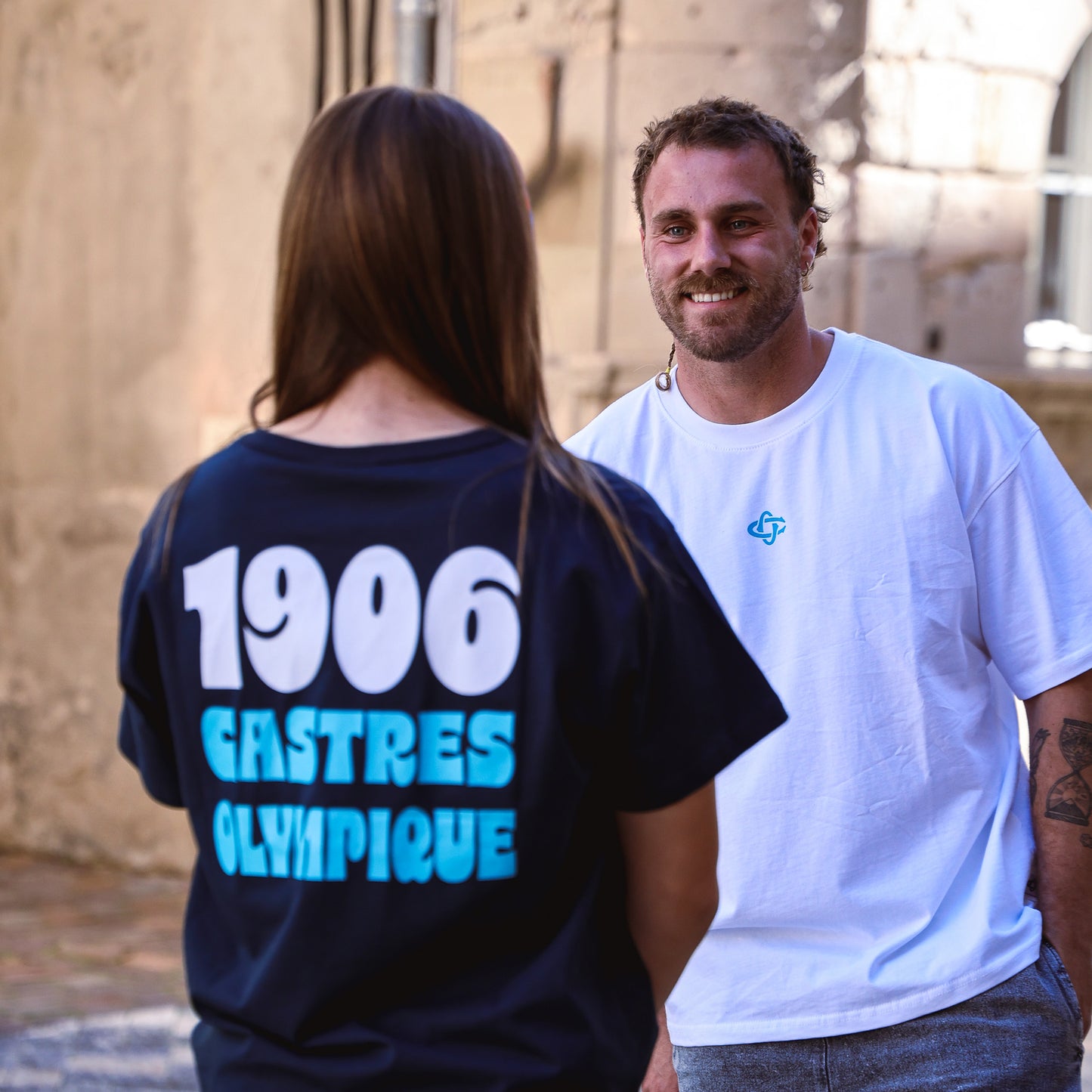 T-SHIRT CO OVERSIZE BLANC