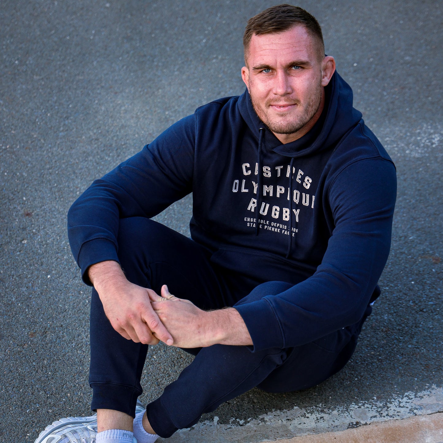 HOODIE CAPSULE MARINE HOMME