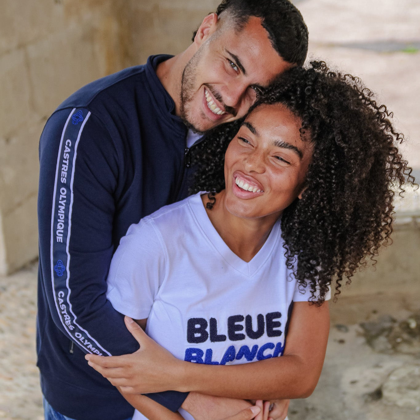 T-SHIRT BLEUE & BLANCHE