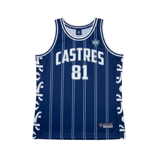 MAILLOT BASKET MARINE