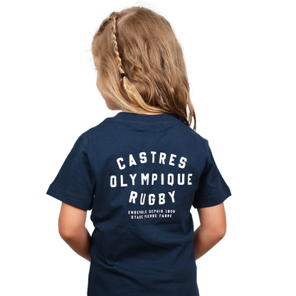 T-SHIRT CAPSULE MARINE FILLE