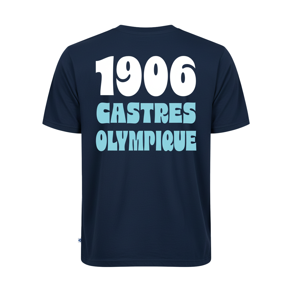 T-SHIRT CO OVERSIZE MARINE FEMME