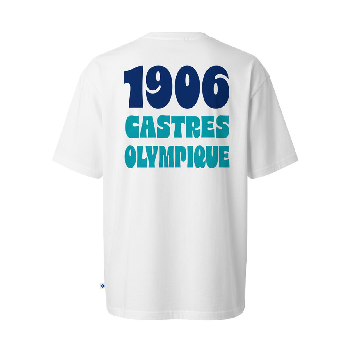 T-SHIRT CO OVERSIZE BLANC FEMME