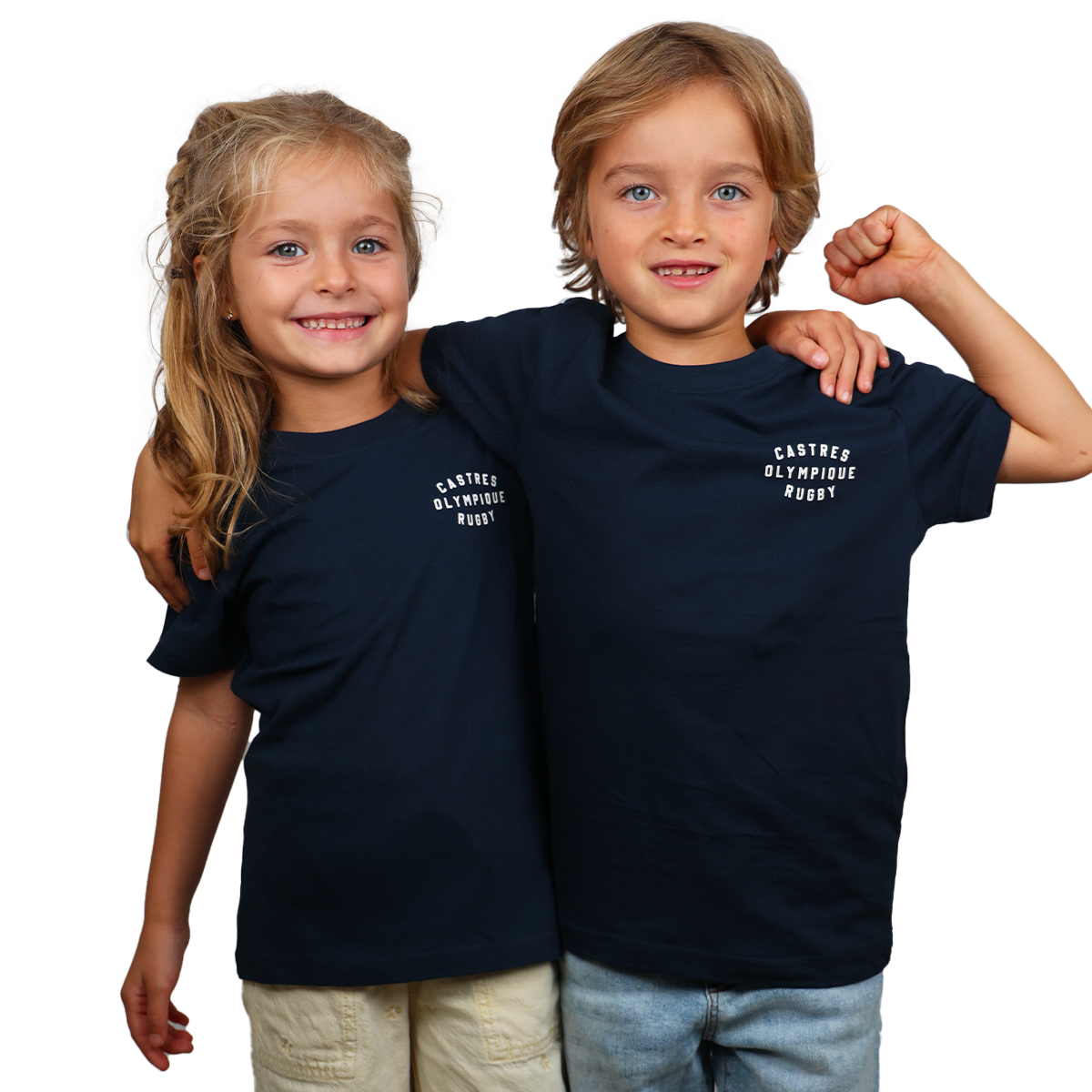 T-SHIRT CAPSULE MARINE FILLE