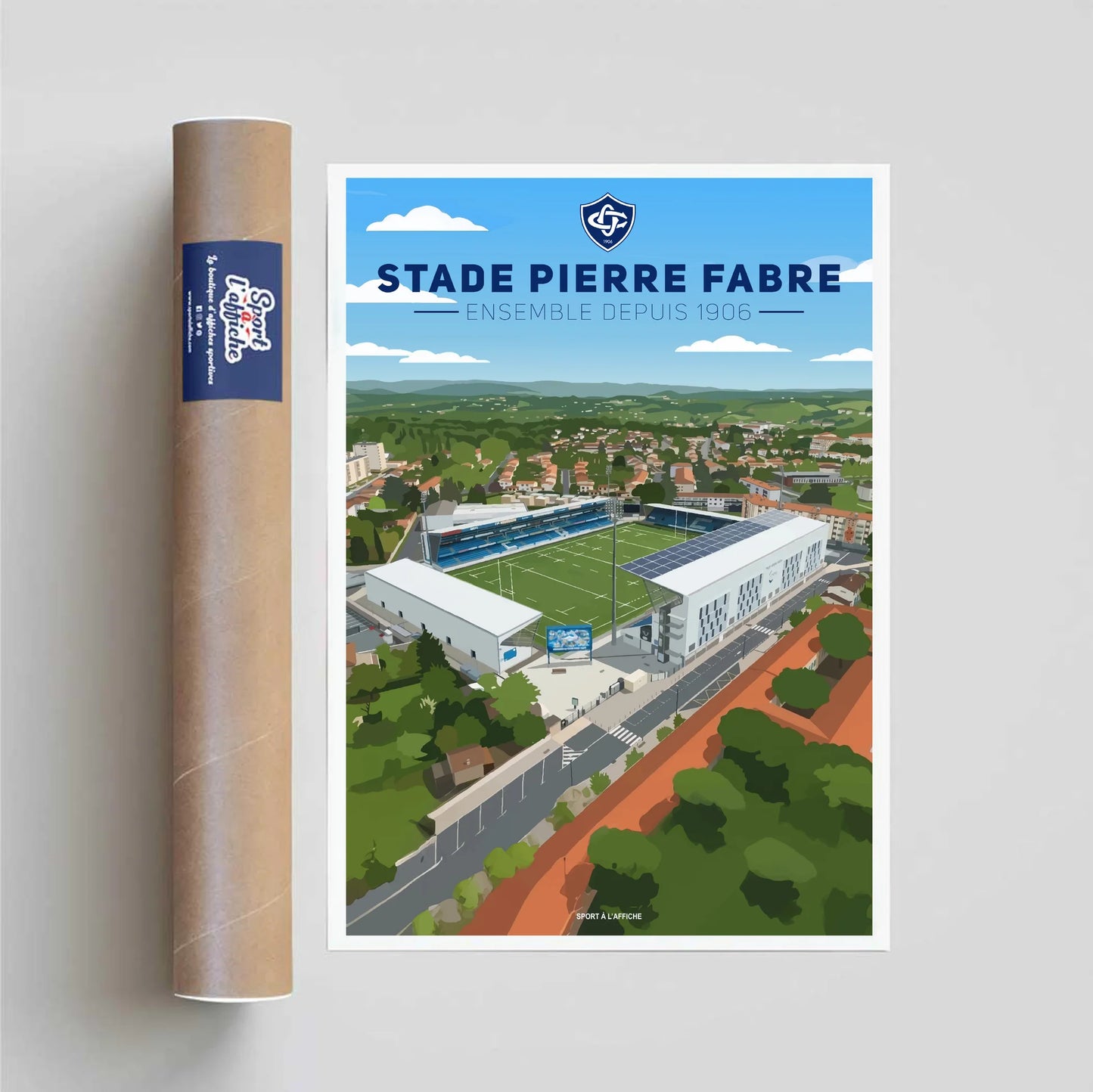 AFFICHE STADE PIERRE FABRE