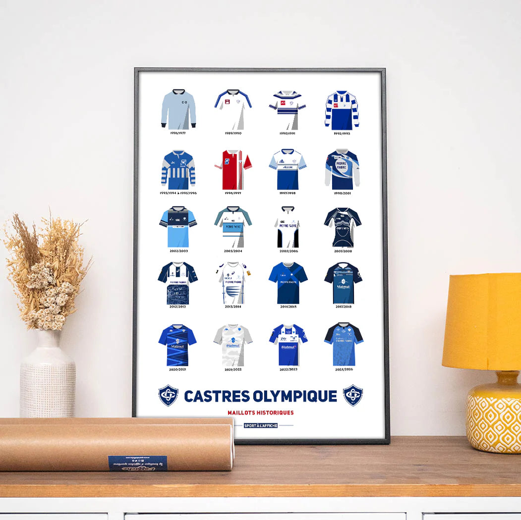 AFFICHE MAILLOTS HISTORIQUES