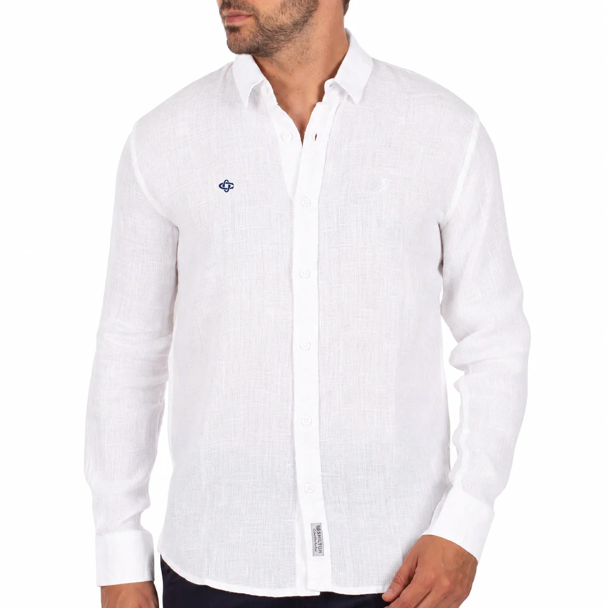 CHEMISE EN LIN CALYPSO BLANCHE
