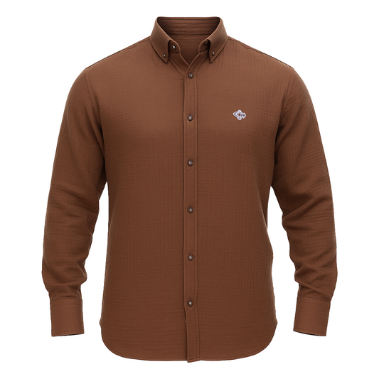 CHEMISE MARRON GAZ