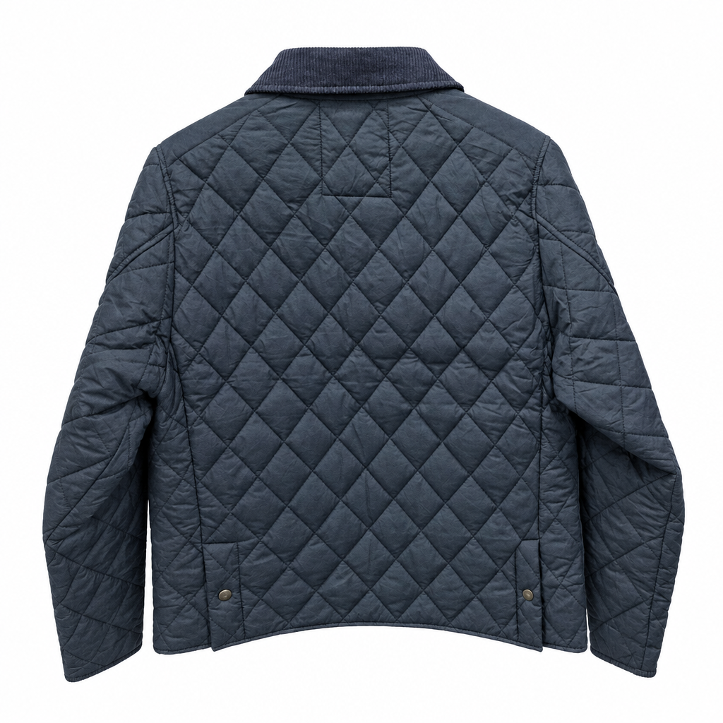 Nouvelle vue de dos de la veste matelassée