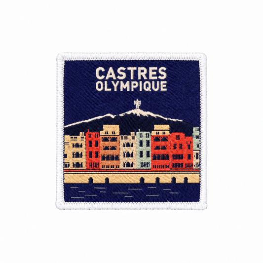 Packshot du magnet Castres Olympique avec contour blanc, sur fond blanc
