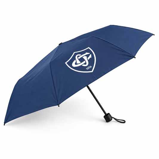 Packshot parapluie CO bleu marine fond blanc