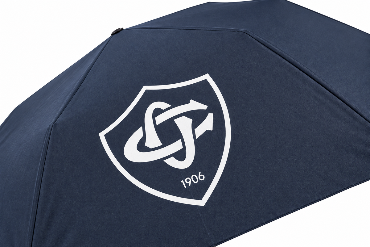 Packshot parapluie CO - zoom logo fond blanc