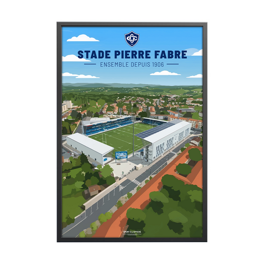 AFFICHE STADE PIERRE FABRE