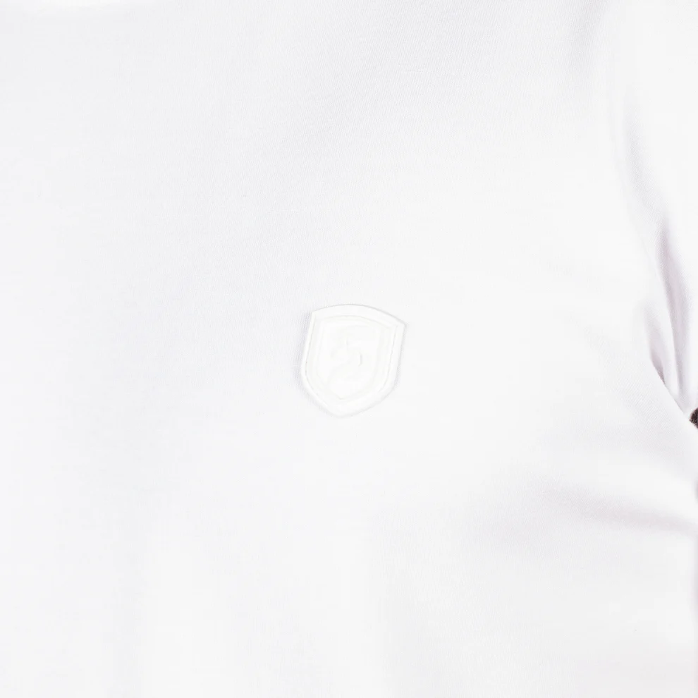 T-SHIRT VELATA BLANC