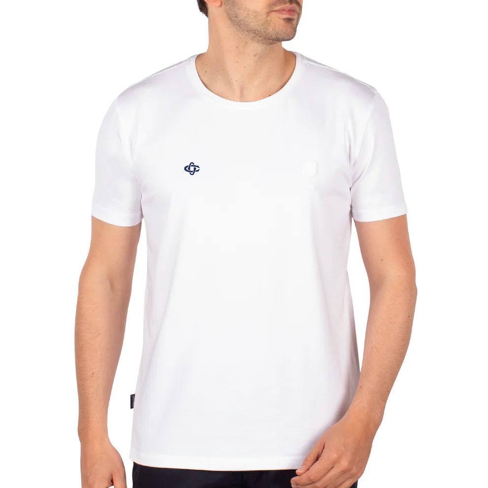 T-SHIRT VELATA BLANC